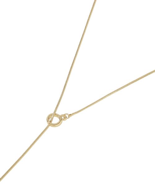 YECCA VECCA（イェッカヴェッカ）の「ハーフチョーカーY字ネックレス（ネックレス・レディース・ゴールド/シルバー・FREE）」の6枚目の写真