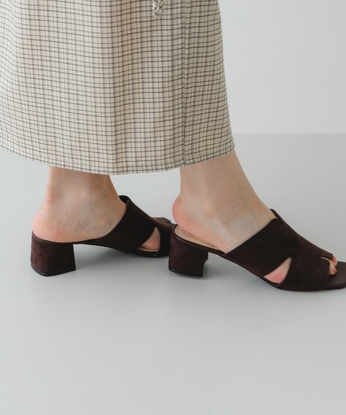 RODE SKO（ロデスコ）の「デザインカットアッパーミュール（サンダル・レディース・ブラウン/ブラック・37/36/38）」の12枚目の写真