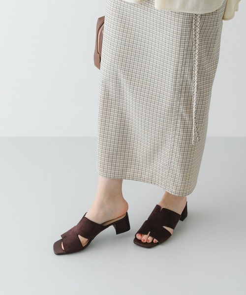 RODE SKO（ロデスコ）の「デザインカットアッパーミュール（サンダル・レディース・ブラウン/ブラック・37/36/38）」の13枚目の写真