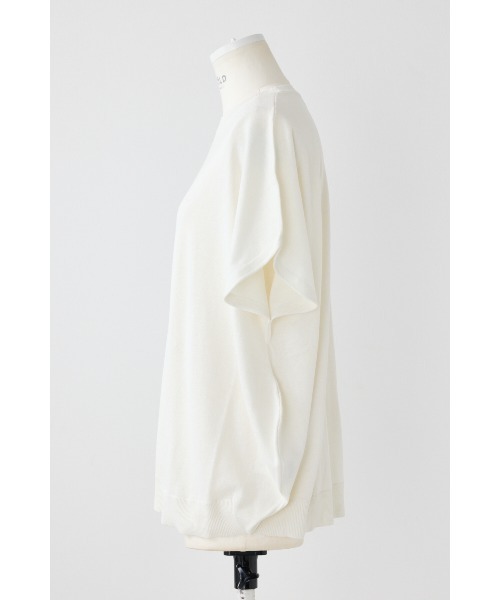 ENFOLD（エンフォルド）の「CURVE PULLOVER（ニット/セーター・レディース・ホワイト/ブラック・38）」の3枚目の写真