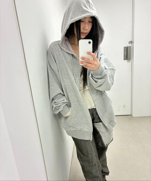 OJOS（オホス）の「Metal Denim Pants / Khaki（デニムパンツ・レディース・その他・1/2/3）」の9枚目の写真
