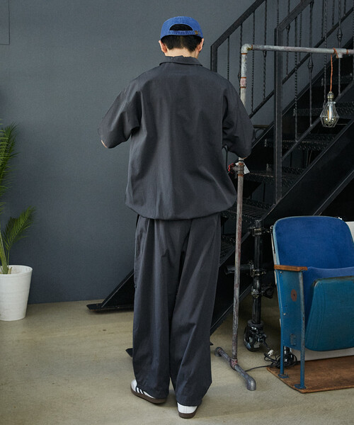 UMBRO（アンブロ）の「UMBRO × PUBLUX/アンブロ ＜機能性素材＞別注　ワンポイントロゴタックパンツ　限定展開（その他パンツ・メンズ・ブラック/チャコールグレー・LARGE/MEDIUM）」の12枚目の写真