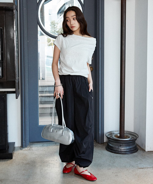 UMBRO（アンブロ）の「UMBRO × PUBLUX/アンブロ ＜機能性素材＞別注　ワンポイントロゴタックパンツ　限定展開（その他パンツ・メンズ・ブラック/チャコールグレー・LARGE/MEDIUM）」の20枚目の写真