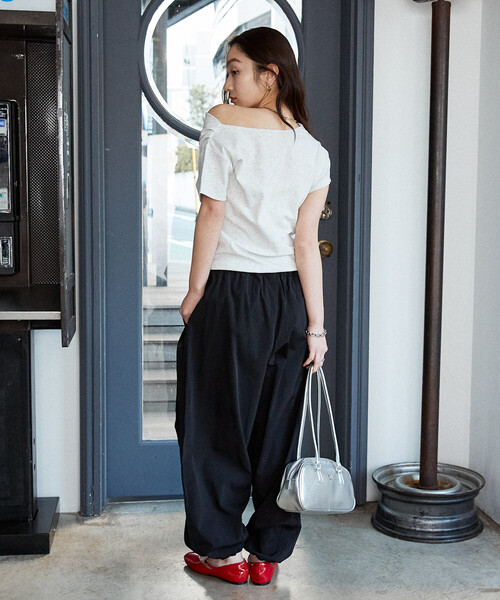 UMBRO（アンブロ）の「UMBRO × PUBLUX/アンブロ ＜機能性素材＞別注　ワンポイントロゴタックパンツ　限定展開（その他パンツ・メンズ・ブラック/チャコールグレー・LARGE/MEDIUM）」の21枚目の写真