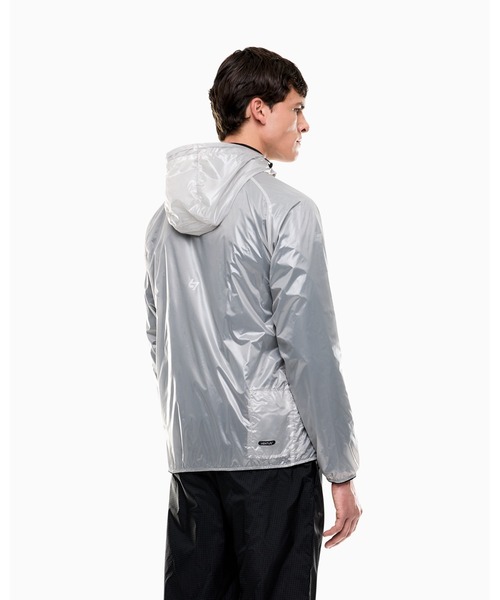 EMPORIO ARMANI EA7(エンポリオアルマーニイーエーセブン)の「<オンライン限定>【エンポリオ アルマーニ EA7】Dynamic Athlete フード付きジャケット VENTUS7テクニカルファブリック(ナイロンジャケット・メンズ・ライトグレー・LARGE/MEDIUM/SMALL)」の3枚目の写真
