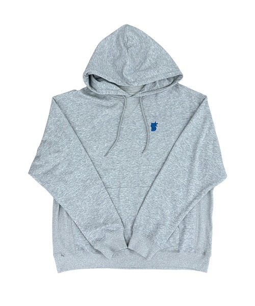 MATU:TA（マトゥータ）の「BAYSTARS HOODIE/【野球観戦コーデ】横浜DeNAベイスターズ ユニセックス 男女兼用 フードパーカー オーバーサイズ トップス 刺繍 シンプル 2カラー ブラック グレー [横浜 DeNA BAYSTARS 公式ライセンス商品]（パーカー・レディース・グレー/ブラック・FREE）」の8枚目の写真