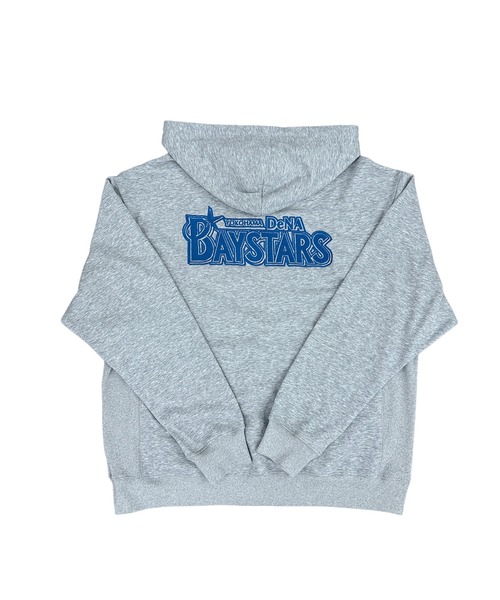 MATU:TA（マトゥータ）の「BAYSTARS HOODIE/【野球観戦コーデ】横浜DeNAベイスターズ ユニセックス 男女兼用 フードパーカー オーバーサイズ トップス 刺繍 シンプル 2カラー ブラック グレー [横浜 DeNA BAYSTARS 公式ライセンス商品]（パーカー・レディース・グレー/ブラック・FREE）」の9枚目の写真