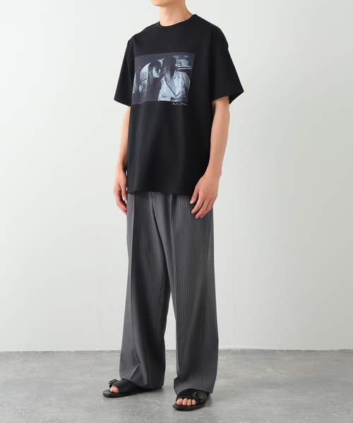 Couture d'adam(クチュールドアダム)の「COUTURE D’ADAM(クチュール ド アダム) Jane&Serge in the Taxi Tシャツ(Tシャツ/カットソー・メンズ・ブラック/ホワイト・40/42)」の12枚目の写真