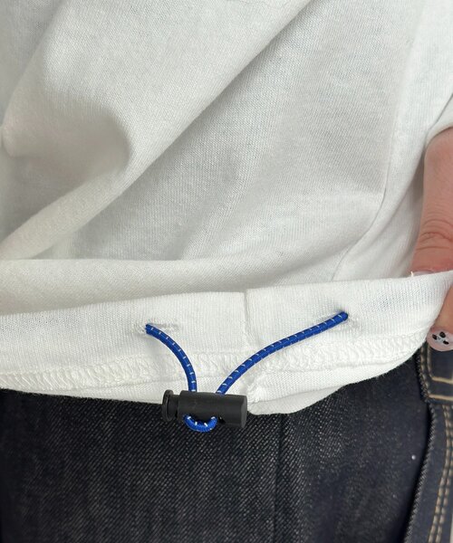 U.S. POLO ASSN.（ユーエスポロアッスン）の「スピンドルバルーンロンT（Tシャツ/カットソー・レディース・チャコールグレー/オフホワイト/グレー/サックスブルー・LARGE/MEDIUM）」の16枚目の写真