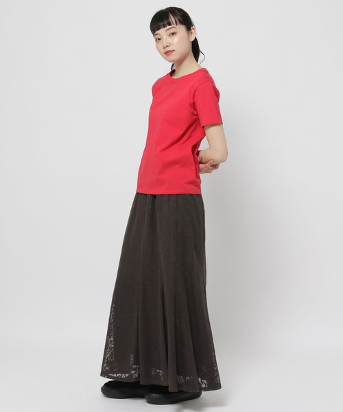 niko and...(ニコアンド)の「2SETレースロングスカート(スカート・レディース・アイボリー/チャコール/イエロー/ブルー・FREE)」の10枚目の写真