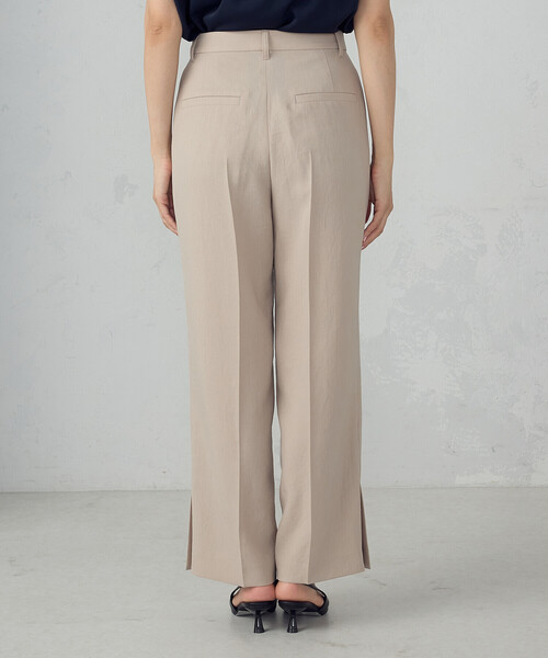 COMME CA ISM（コムサイズム）の「【ＵＶカット・吸汗速乾・接触冷感】ki re ri ポリエステルストレッチドライツイル ストレートパンツ/セットアップ対応（その他パンツ・レディース・ベージュ/ブラック・SMALL/MEDIUM/LARGE）」の16枚目の写真