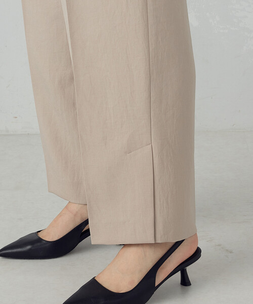 COMME CA ISM（コムサイズム）の「【ＵＶカット・吸汗速乾・接触冷感】ki re ri ポリエステルストレッチドライツイル ストレートパンツ/セットアップ対応（その他パンツ・レディース・ベージュ/ブラック・SMALL/MEDIUM/LARGE）」の19枚目の写真