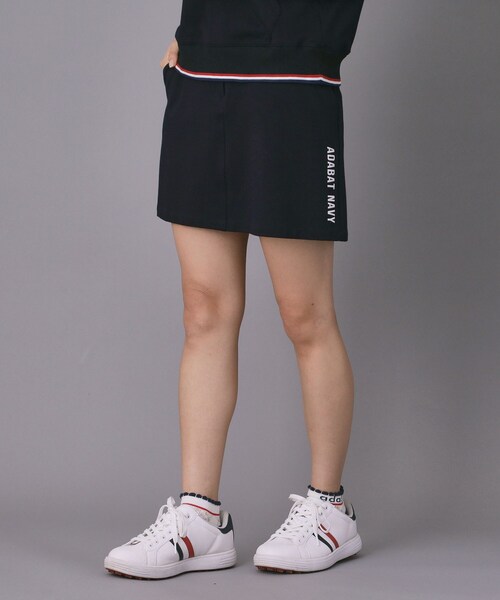 adabat(アダバット)の「【ADABAT NAVY】UVポンチAラインスカート(スカート・レディース・グレー/ホワイト/ネイビー・42/40/38)」の3枚目の写真