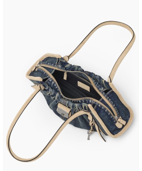 MARC JACOBS(マークジェイコブス)の「DENIM SUEDE CRISTINA SATCHEL/ザ デニム スエード クリスティーナ サッチェル(ショルダーバッグ・レディース・ブルー系その他・ONE SIZE)」の4枚目の写真