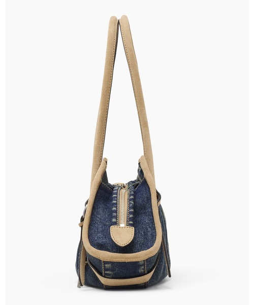 MARC JACOBS(マークジェイコブス)の「DENIM SUEDE CRISTINA SATCHEL/ザ デニム スエード クリスティーナ サッチェル(ショルダーバッグ・レディース・ブルー系その他・ONE SIZE)」の5枚目の写真
