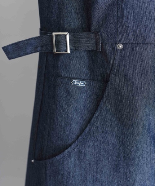 Eimee Law(エイミーロウ)の「レーストリムデニムワンピース(ワンピース・レディース・ブルー/ネイビー/ブラック・FREE)」の9枚目の写真