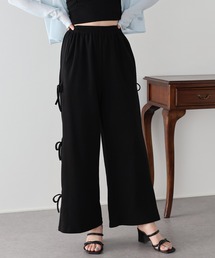 サイドリボンスウェットパンツ