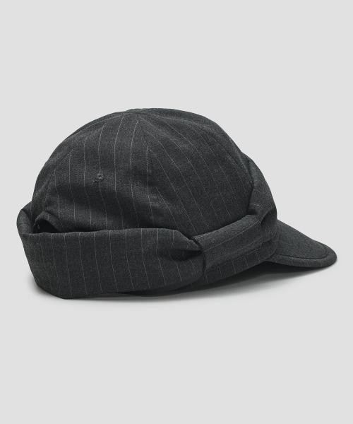 TYPESERVICE（タイプサービス）の「Striped Belted Cap [Charcoal]（キャップ・レディース・その他・FREE）」の8枚目の写真