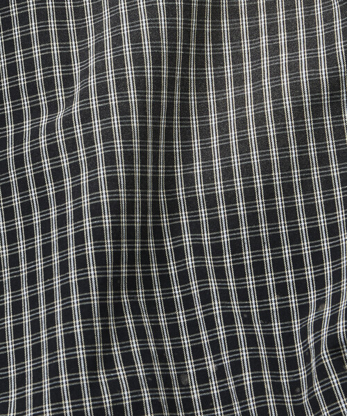 FREAK'S STORE（フリークスストア）の「限定展開 ビッグシルエット ダメージ加工 レギュラーカラー S/S シャツ/チェック/ストライプ/フェード加工（シャツ/ブラウス・メンズ・ブラウン/ブルー系その他/ブラウン系その他/ブラック系その他・SMALL/MEDIUM/LARGE）」の17枚目の写真