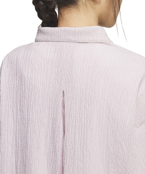 adidas(アディダス)の「【adidas×アルペン限定モデル】アディダス adidas SOFTLUX シアー ルーズフィット 襟付き 半袖シャツ(シャツ/ブラウス・レディース・オフホワイト/グリーン/ブラック/ライラック・S/M/L/XL)」の10枚目の写真