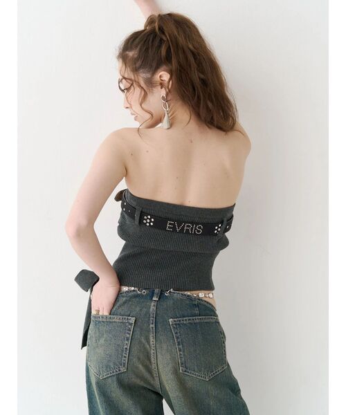 EVRIS(エヴリス)の「ビジューワイドデニムパンツ(デニムパンツ・レディース・インディゴブルー/ライトブルー・SMALL/MEDIUM)」の21枚目の写真
