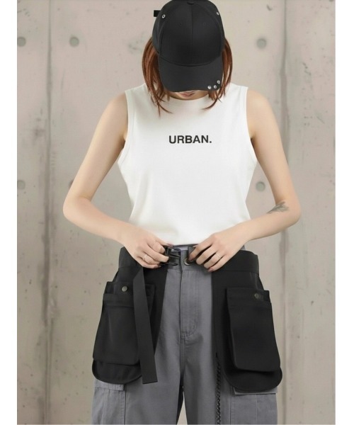 deux amour（ドゥーザムール）の「ポケットウエストベルトバッグ（ボディバッグ/ウエストポーチ・レディース・ブラック・FREE）」の3枚目の写真