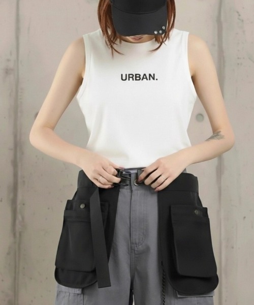 deux amour（ドゥーザムール）の「ポケットウエストベルトバッグ（ボディバッグ/ウエストポーチ・レディース・ブラック・FREE）」の4枚目の写真