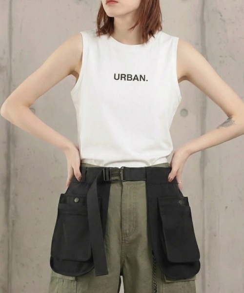 deux amour（ドゥーザムール）の「ポケットウエストベルトバッグ（ボディバッグ/ウエストポーチ・レディース・ブラック・FREE）」の5枚目の写真