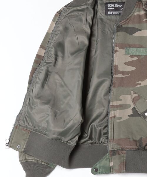 AVIREX（アヴィレックス）の「《WEB&DEPOT限定》CAMOUFLAGE L-2B（その他アウター・メンズ・オリーブ系1・L）」の3枚目の写真
