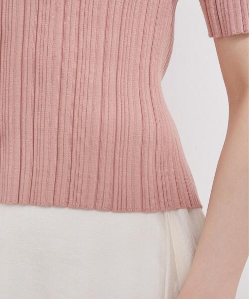 PROPORTION BODY DRESSING(プロポーションボディドレッシング)の「衿付きランダムリブニット / 1216170402(ニット/セーター・レディース・ベージュ/ブラック/オレンジ・MEDIUM/SMALL)」の19枚目の写真