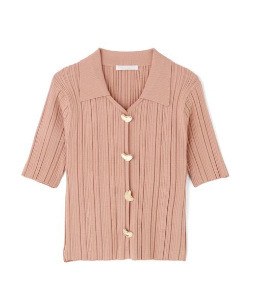 PROPORTION BODY DRESSING(プロポーションボディドレッシング)の「衿付きランダムリブニット / 1216170402(ニット/セーター・レディース・ベージュ/ブラック/オレンジ・MEDIUM/SMALL)」の21枚目の写真