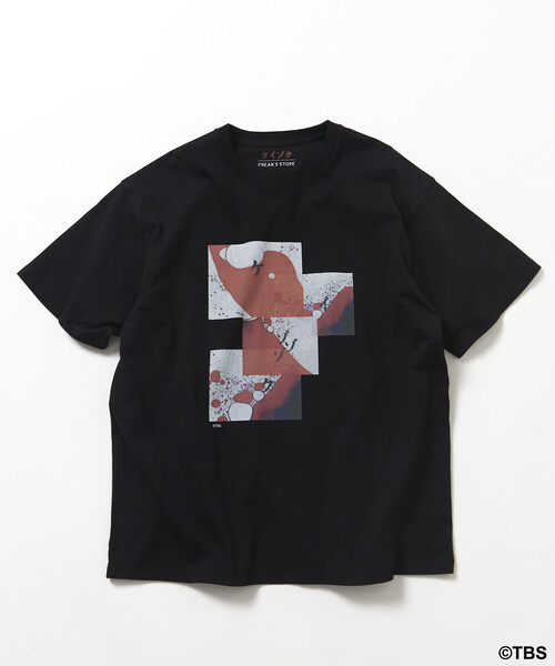 FREAK'S STORE(フリークスストア)の「TBSドラマ『ケイゾク』コラボ 「LOGO」 コラージュアートプリント ショートスリーブ クルーネックTシャツ(Tシャツ/カットソー・メンズ・ブラック/ホワイト・X-LARGE/LARGE/MEDIUM)」の2枚目の写真