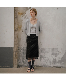 TILL I DIE（ティルアイダイ）の「Dot midi skirt [TISP06SK02]_Black（スカート）」