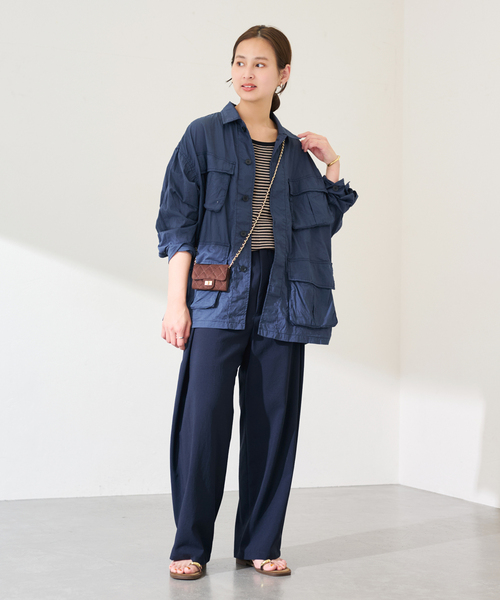 FRAMeWORK（フレームワーク）の「18Gランダムリブニットタンク（タンクトップ・レディース・ブラック/ブラウン/ホワイト・FREE）」の12枚目の写真