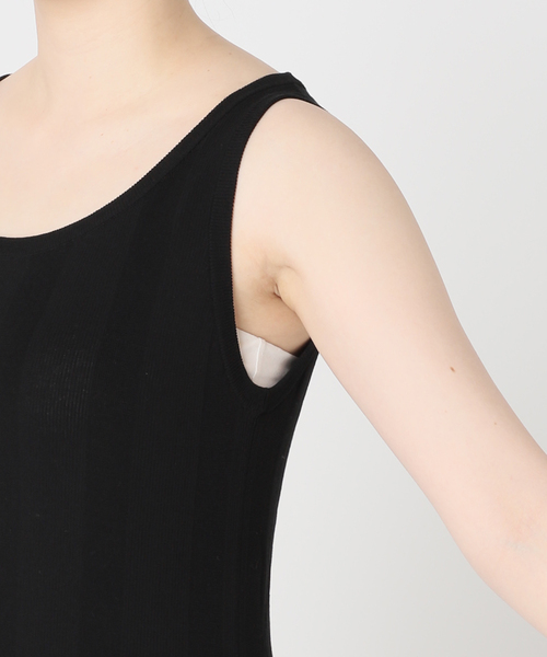 FRAMeWORK（フレームワーク）の「18Gランダムリブニットタンク（タンクトップ・レディース・ブラック/ブラウン/ホワイト・FREE）」の19枚目の写真