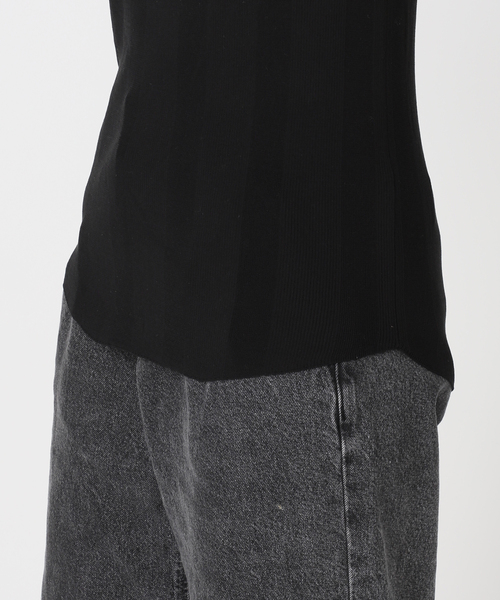 FRAMeWORK（フレームワーク）の「18Gランダムリブニットタンク（タンクトップ・レディース・ブラック/ブラウン/ホワイト・FREE）」の20枚目の写真