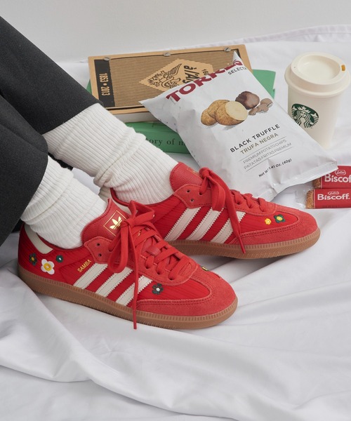 セール】【adidas】SAMBA OG W フラワー刺繍2（スニーカー）｜adidas