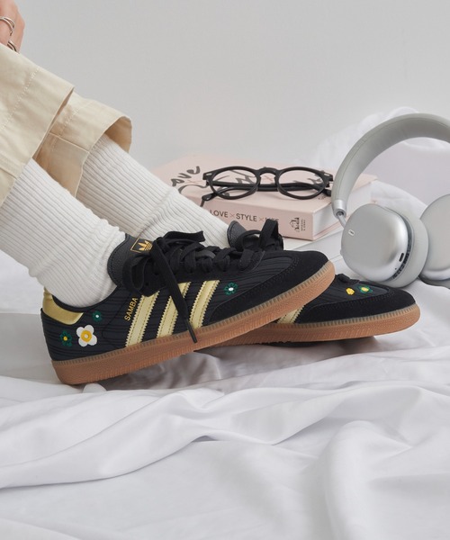 セール】【adidas】SAMBA OG W フラワー刺繍2（スニーカー）｜adidas