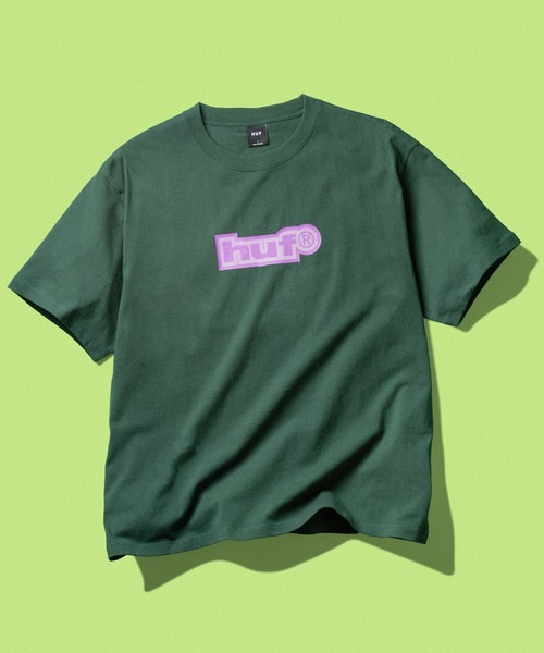 HUF(ハフ)の「89 OUTLINE TEE(Tシャツ/カットソー・メンズ・ダークグリーン/アッシュグレー/ブラック/ホワイト・XXL/XL/L/M/S)」の4枚目の写真