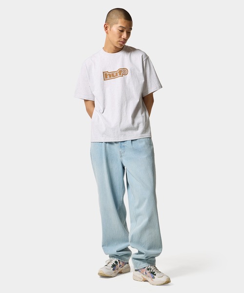 HUF(ハフ)の「89 OUTLINE TEE(Tシャツ/カットソー・メンズ・ダークグリーン/アッシュグレー/ブラック/ホワイト・XXL/XL/L/M/S)」の19枚目の写真