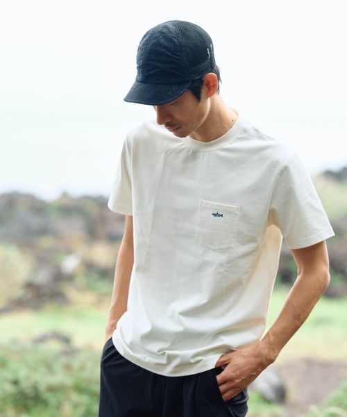 Foxfire(フォックスファイヤー)の「TS FISH PK T S/S(Tシャツ/カットソー・メンズ・ブラック/オフホワイト/イエロー/ライトブルー・M/L/S/XL)」の2枚目の写真