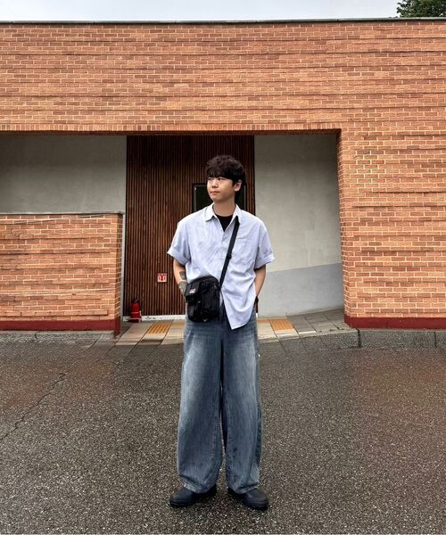 DECET（デケト）の「[リネンライク]リネンライクバルーンワイドジーンズ DCPT060ミッドブルーB（デニムパンツ・メンズ・その他・28/30/32/34/26）」の19枚目の写真
