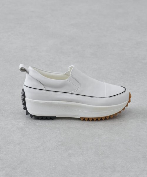 BEARDSLEY（ビアズリー）の「レザースリッポン（スニーカー・レディース・ホワイト/ブラック系その他2・24cm/25cm/24.5cm/23.5cm/23cm/22.5cm）」の11枚目の写真