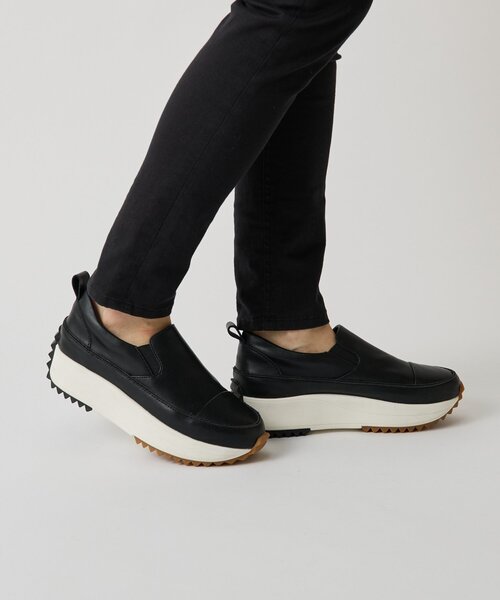 BEARDSLEY（ビアズリー）の「レザースリッポン（スニーカー・レディース・ホワイト/ブラック系その他2・24cm/25cm/24.5cm/23.5cm/23cm/22.5cm）」の22枚目の写真