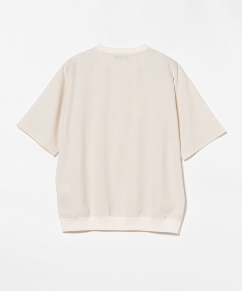 BEAMS HEART(ビームスハート)の「【6/18値下げ】麻混 メランジ 布帛 Tシャツ(ユニセックス)(Tシャツ/カットソー・メンズ・オフホワイト/チャコールグレー/ネイビー・S/L/XL/M)」の18枚目の写真