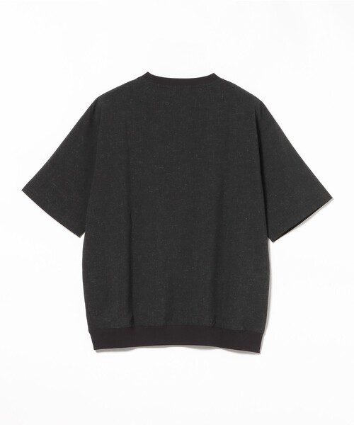 BEAMS HEART(ビームスハート)の「【6/18値下げ】麻混 メランジ 布帛 Tシャツ(ユニセックス)(Tシャツ/カットソー・メンズ・オフホワイト/チャコールグレー/ネイビー・S/L/XL/M)」の4枚目の写真