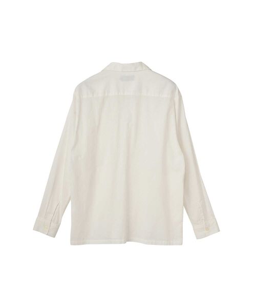 HYSTERIC GLAMOUR（ヒステリックグラマー）の「SKULL STRAP刺繍 キューバシャツ（シャツ/ブラウス・メンズ・ブルー/ブラック/ホワイト・X-LARGE/LARGE/MEDIUM/SMALL）」の4枚目の写真