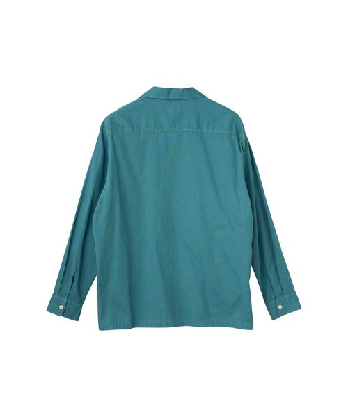 HYSTERIC GLAMOUR（ヒステリックグラマー）の「SKULL STRAP刺繍 キューバシャツ（シャツ/ブラウス・メンズ・ブルー/ブラック/ホワイト・X-LARGE/LARGE/MEDIUM/SMALL）」の7枚目の写真