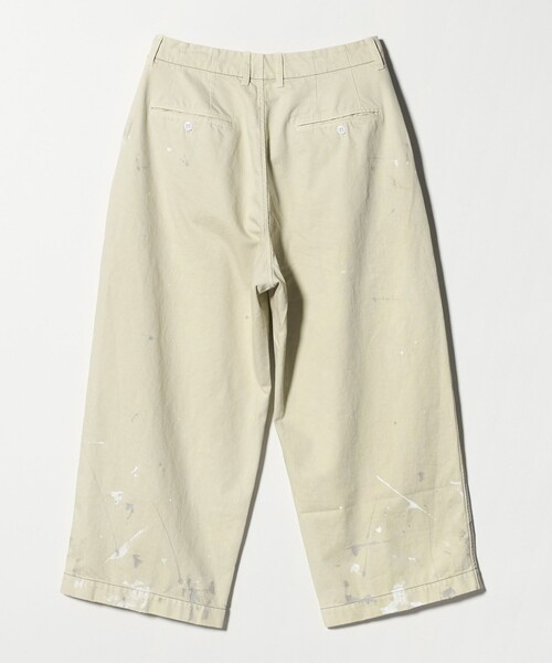 concause(コンコース)の「<concause> wide chino Trouser/チノパンツ(チノパンツ・メンズ・オフホワイト/ブラック/ケリーグリーン・4/5)」の13枚目の写真