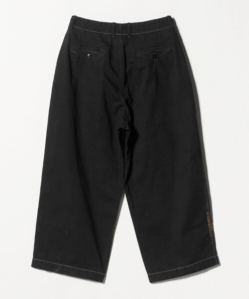 concause(コンコース)の「<concause> wide chino Trouser/チノパンツ(チノパンツ・メンズ・オフホワイト/ブラック/ケリーグリーン・4/5)」の17枚目の写真